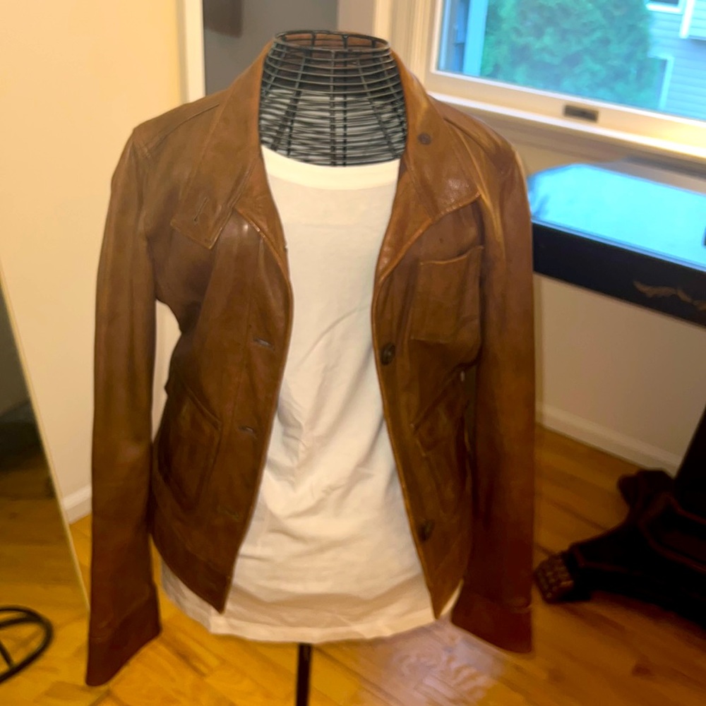 GAP Leather jacket - Camel color - great condition